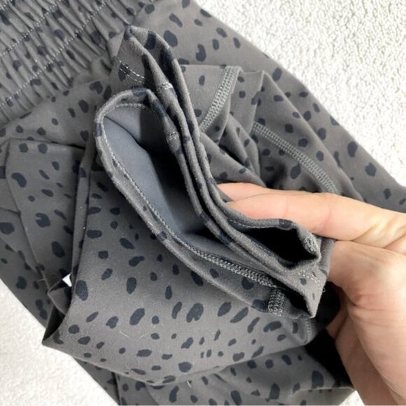 Zyia Grey Black Animal Print High Rise Activewear Joggers 8-10 - Picture 8 of 15